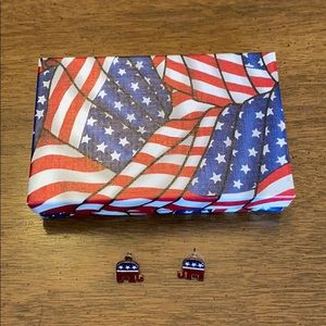 COPY - GOP Republican Conservative Liberty Earrings